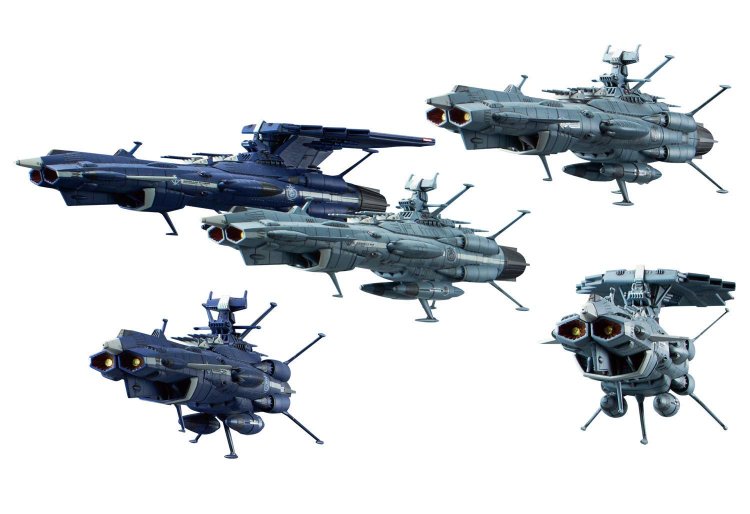 bandai 5055354 宇宙战舰机体收藏--宇宙战舰2202系列