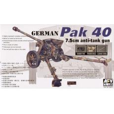 AFV CLUB 35071 1/35 WW II德國陸軍 PAK-40 7.5cm反坦克炮