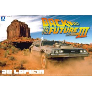 AOSHIMA 011874 1/24 回到未來III系列-Back to the Future De Lorean Part III & Railroad