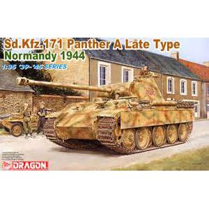 DRAGON 6168 1/35 WW II德國.陸軍 Sd.Kfz.171'黑豹A'後期生產型坦克/1944年諾曼第式樣