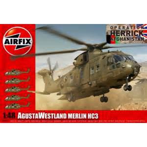 AIRFIX 14101 1/48 奧古斯塔.韋斯特蘭飛機公司 '梅林'HC3 通用直昇機