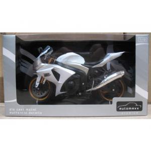 AOSHIMA 088494 1/12 AUTO MAXX系列--鈴木 GSX-R1000摩托車/白色