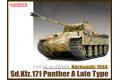 DRAGON 6168 1/35 WW II德國.陸軍 Sd.Kfz.171'黑豹A'後期生產型坦克/1944年諾曼第式樣