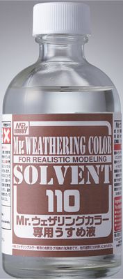 GUNZE  WCT-101  擬真風化(舊化)漆專用溶劑 MR.WEATHERING COLOR