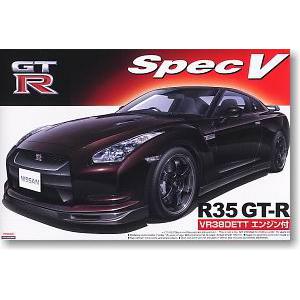 AOSHIMA 046845 1/24 日產汽車 R35 GT-R spec v轎跑車