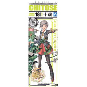 AOSHIMA 010716 1/700 艦隊收藏系列#18 '千歲/CHITOSE'輕型航空母艦