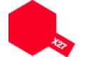 TAMIYA x-27  琺瑯系油性/透明紅色 CLEAR RED