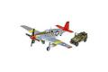 ACADEMY 2225 1/72 WW II美國.陸軍 P-51C'野馬'戰鬥機/red tail塗裝式樣