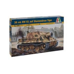 ITALERI 0299 1/35 WW II德國.陸軍 38公分RW-61'臼虎'自行火炮