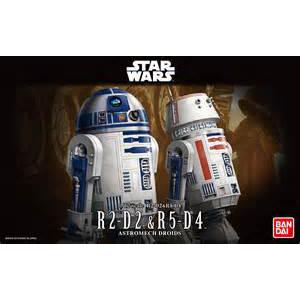 BANDAI 195963 1/12 星際大戰系列--R2-D2 & R5-D4機械人 R2-D2 & R5-D4