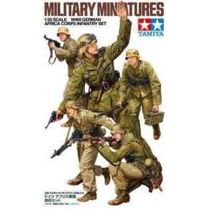 TAMIYA 35314 1/35 WW II德國.陸軍 非洲兵團步兵人物