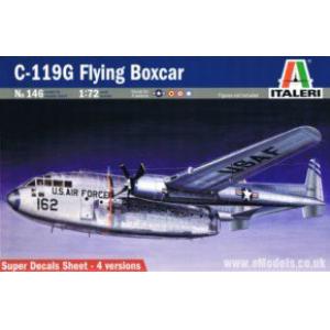 ITALERI 0146 1/72 美國.空軍 C-119G'飛行車廂'運輸機