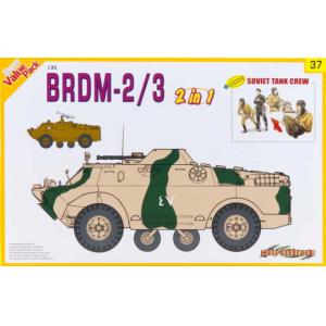 CYBER HOBBY 9137 1/35  蘇聯.陸軍 BRDM-2/3輪式裝甲偵查車&裝甲兵/2合1@@
