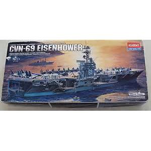 ACADEMY 14212 1/800 美國海軍 CVN-69 '艾森豪' 航空母艦
