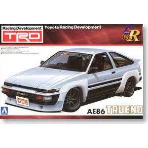 AOSHIMA 006337 1/24 豐田汽車 AE86 TRUENO N2轎跑車