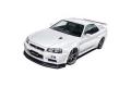 AOSHIMA 011027 1/24 日產汽車 BNR34 '地平線'V-specII轎跑車
