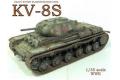 TRUMPETER 01572 1/35 WW II蘇聯.陸軍 KV-8S重型坦克