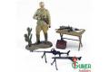 TAMIYA 37015 1/35 WW II德國.陸軍 霍希公司Kfz.15軍用卡車帶非洲軍團人物