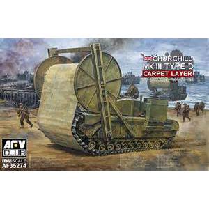 AFV CLUB 35274 1/35  WW II英國.陸軍 '邱吉爾'MKIII AVRE蓆捲車D型