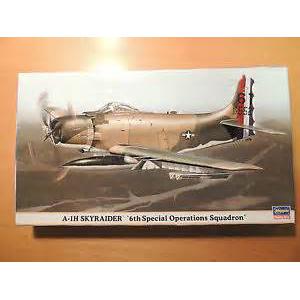 HASEGAWA 00780 1/72  美國.空軍 A-1H'天空襲擊者'攻擊機/第6特殊中隊塗裝式樣