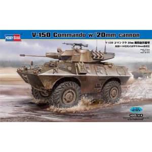 HOBBY BOSS 82420 1/35 美國.陸軍 V-150 帶 20mm 砲塔輪式裝甲車