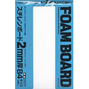 TAMIYA 70197 B4規格 2mm 低發泡樹脂改造板/4張入 2mm FOAM BOARD(4PCS)