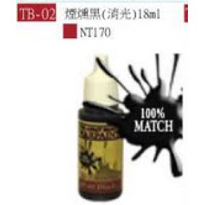 WARPAINTS TB-02 煙燻黑(平坦光澤) WARPAINTS MATT BLACK