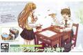 AFV CLUB 12102 1/12 高中單人座課桌椅組-2桌2椅附書包