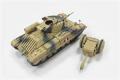 AFV CLUB 35201 1/35 WW II英國.陸軍 '華倫泰'MKIII全新砲塔坦克帶回轉輪油料拖車