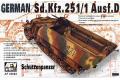 AFV CLUB 35063 1/35 WW II德國.陸軍 Sd.Kfz.251/1-D運兵半履帶車