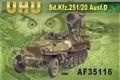 AFV CLUB 35116 1/35 WW II德國.陸軍 Sd.Kfz.251/20 ausf.D'夜梟'帶探照燈半履帶車