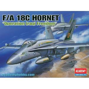 ACADEMY 12102 1/32 美國.海軍 F/A-18C'大黃蜂'戰鬥機/自由伊拉克塗裝/限量版