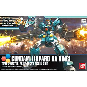BANDAI 196718 1/144 HGBF#042 斑豹鋼彈 Gundam Leopard da Vinci