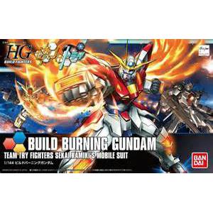 BANDAI 193230 1/144 HG版BUILD FIGHTERS#18 製作燃燒鋼彈BUILD BURNING GUNDAM