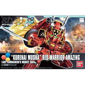 BANDAI 200633 HGBF#041 SD 紅武者 Red Warrior Amazing