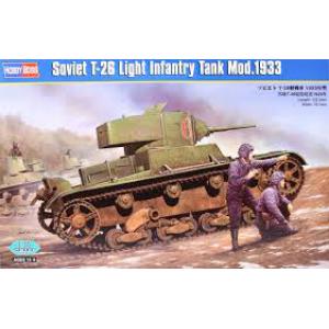 HOBBY BOSS 82495 1/35 二戰蘇聯.陸軍 1933年型T-26輕型坦克@@