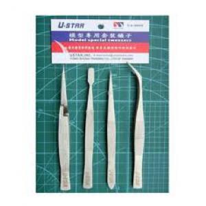 U-STAR UA90016 模型專用套裝鑷子 MODEL-SPECIAL TWEEZERS