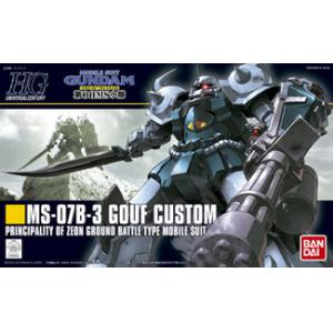 BANDAI 5059165 1/144 HGUC版--#117 第08小隊 MS-07B-3古夫特裝型 GOUF CUSTOM