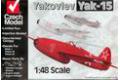 CZECH MODEL 4804 1/48 蘇聯空軍 雅克YAK-15戰鬥機@@