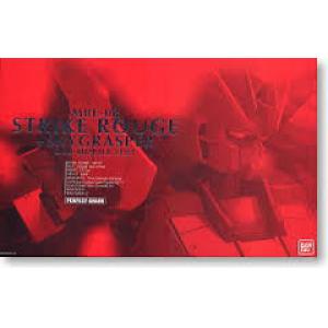 BANDAI 138257 1/60 PG版--MBF-02嫣紅打擊鋼彈+空中霸者 STRIKE ROUGE+SKYGRASPER