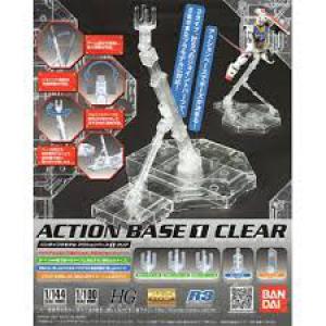 BANDAI 152159 1/100及1/144 鋼彈 萬用可動展示架(透明) ACTION BASE/CLEAR