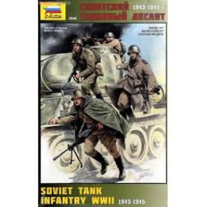 ZVEZDA 3544 1/35 WW II蘇聯.陸軍 裝甲步兵人物