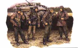 DRAGON 6091 1/35 WW II德國.陸軍 1944年'阿登/ARDENNES'戰役'波托/POTEAU'抽菸休憩人物