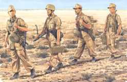 DRAGON 6142 1/35 WWII德國陸軍 1942年駐利比亞步兵人物組