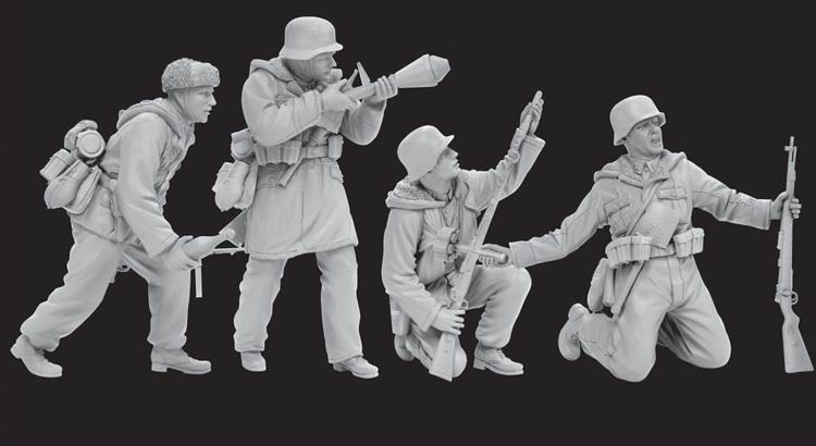 DRAGON 6477 1/35 WW II德國.陸軍 1944年'波羅的海國家/BALTIC STATES'戰役第20裝甲擲兵師人物組