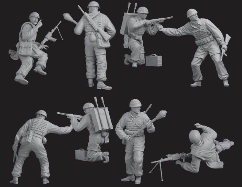 DRAGON 6741 1/35 WW II義大利.空降兵 1944年.安齊奧戰役人物
