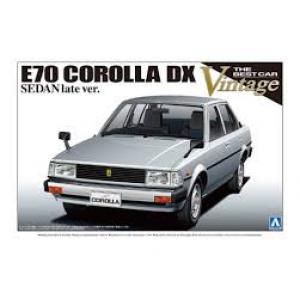 AOSHIMA 022283 1/24 豐田汽車 E70 '卡蘿拉/COROLLA' 後期生產型房車