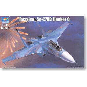 TRUMPETER 01645 1/72 俄羅斯.空軍 蘇愷公司SU-27UB'側衛'C戰鬥教練機