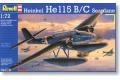 REVELL 04276 1/72 WW II德國.空軍 亨克爾公司He 115 B/C水上飛機