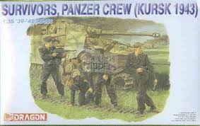 DRAGON 6129 1/35 WWII德國.陸軍 1943年'庫斯克/KURSK'戰役裝甲傷兵救援狀人物組
